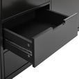 SIDEBOARD in 180/79/40 cm - Anthrazit/Schwarz, Design, Holzwerkstoff/Metall (180/79/40cm) - Novel