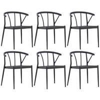 GARTENSTUHL-SET Aluminium Schwarz  - Schwarz, KONVENTIONELL, Kunststoff/Metall (47/79,5/49cm) - Gardenson
