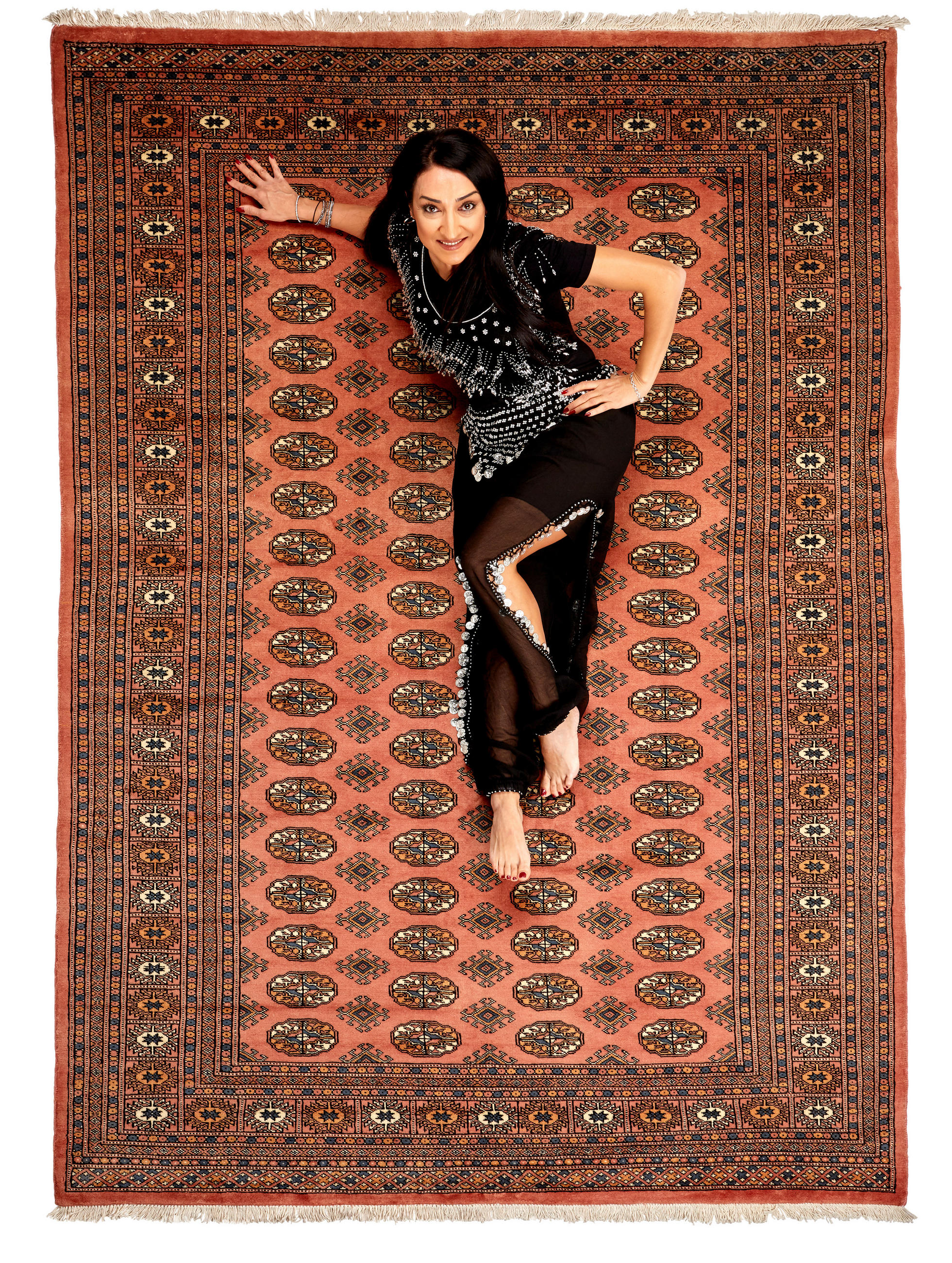 ORIENTALISK MATTA 65/95 cm Bochara Premium Rot  - röd, Lifestyle, textil (65/95cm) - Cazaris