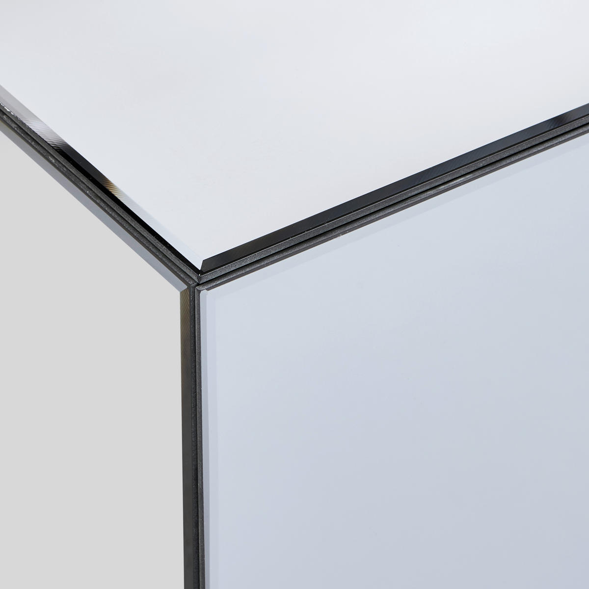 COUCHTISCH in Glas, Holzwerkstoff 100/50/45 cm  - Grau, Design, Glas/Holzwerkstoff (100/50/45cm) - MID.YOU