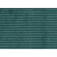 ECKSOFA Grün Feincord  - Schwarz/Grün, KONVENTIONELL, Textil/Metall (311/219cm) - Hom`in