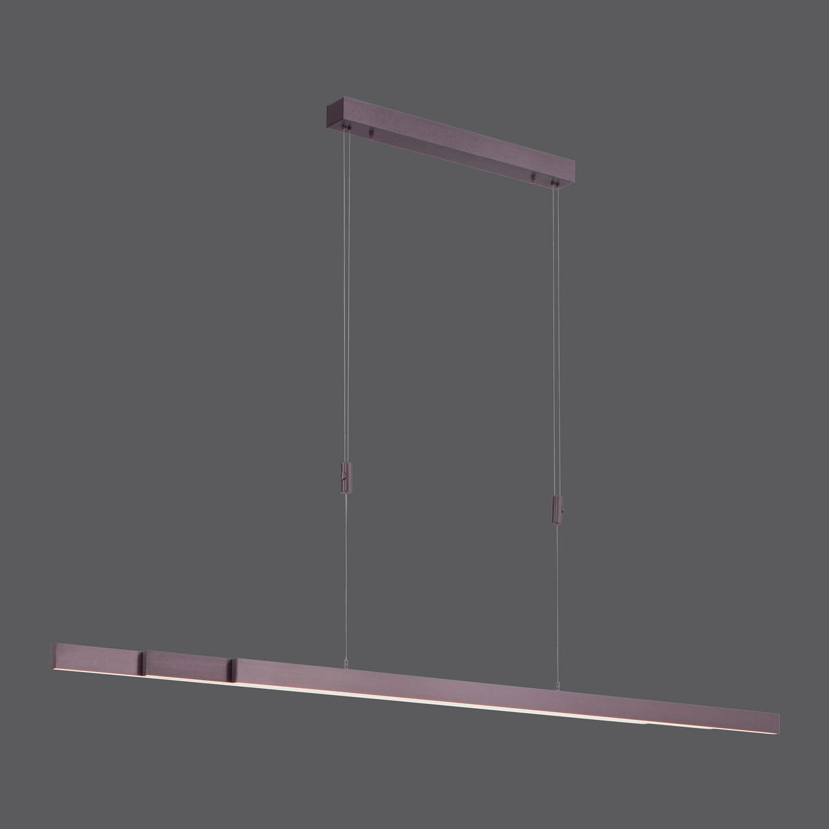 LED-HÄNGELEUCHTE 179/5,5/100 cm    - Braun, Basics, Metall (179/5,5/100cm) - Paul Neuhaus