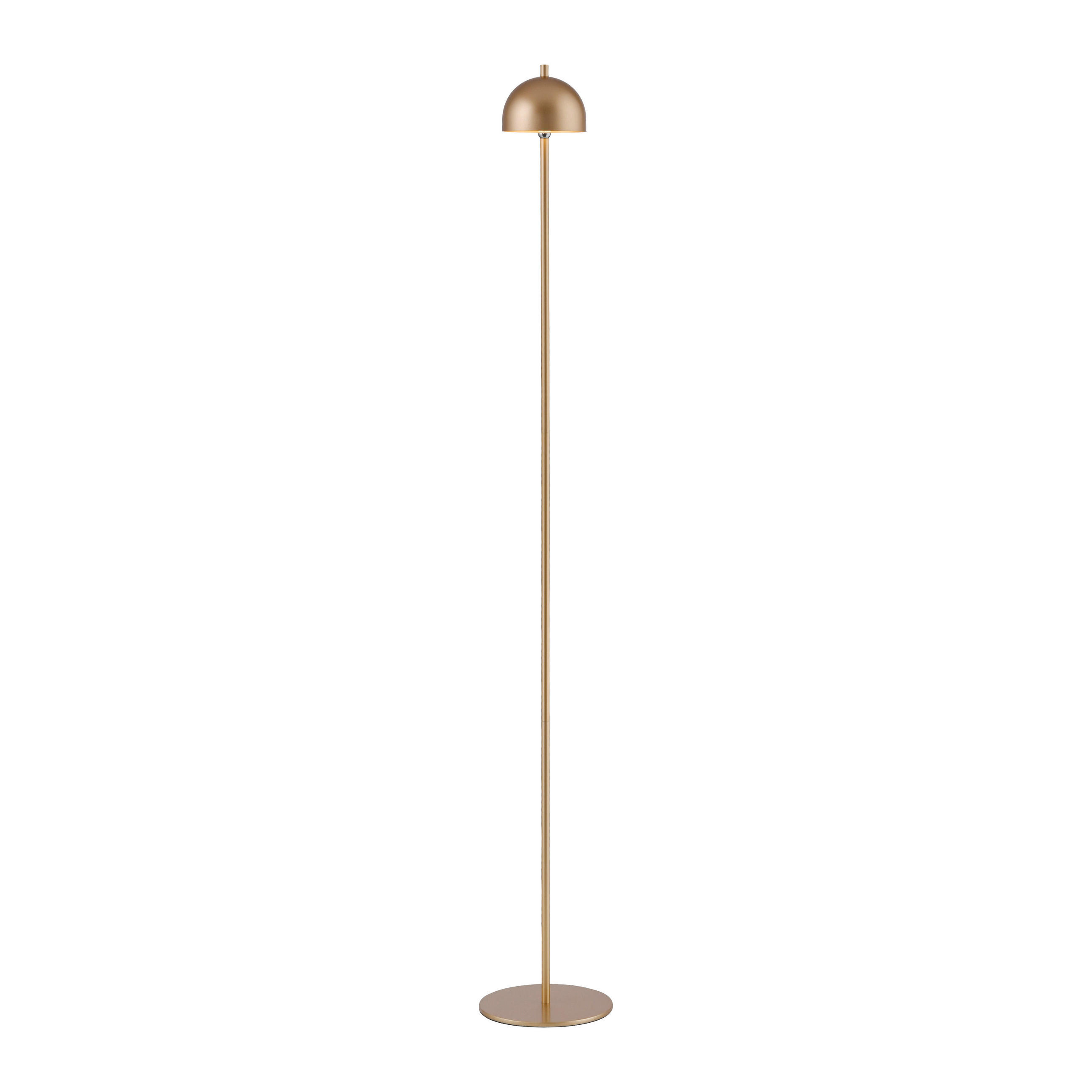 AKKU-STEHLEUCHTE 18/18/126 cm    - Goldfarben, Design, Kunststoff/Metall (18/18/126cm) - Schöner Wohnen