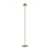AKKU-STEHLEUCHTE 18/18/126 cm    - Goldfarben, Design, Kunststoff/Metall (18/18/126cm) - Schöner Wohnen