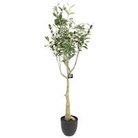VEŠTAČKA BILJKA     30-60/30-60/120 cm         - siva/zelena, Osnovno, kamen/plastika (30-60/30-60/120cm) - Ibena