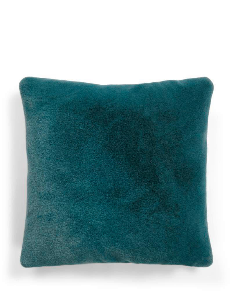 FELLKISSEN Furry 50/50 cm  - Blau, Basics, Textil/Fell (50/50cm) - Essenza