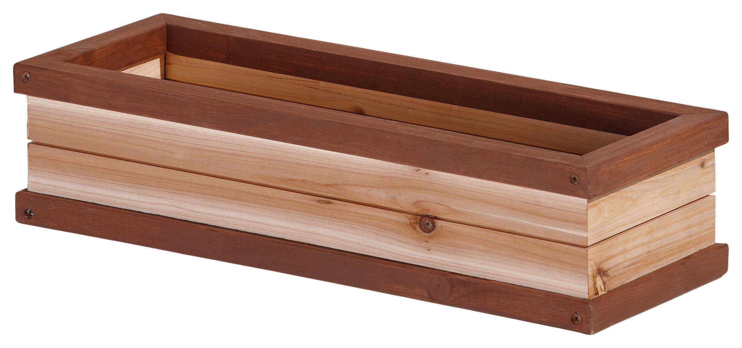 BLUMENKASTEN Holz  - Braun, KONVENTIONELL, Holz (54/11,5/19cm) - Ambia Garden