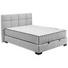 BOXBETT 120/200 cm  in Hellgrau  - Hellgrau/Schwarz, Modern, Holzwerkstoff/Kunststoff (120/200cm) - MID.YOU