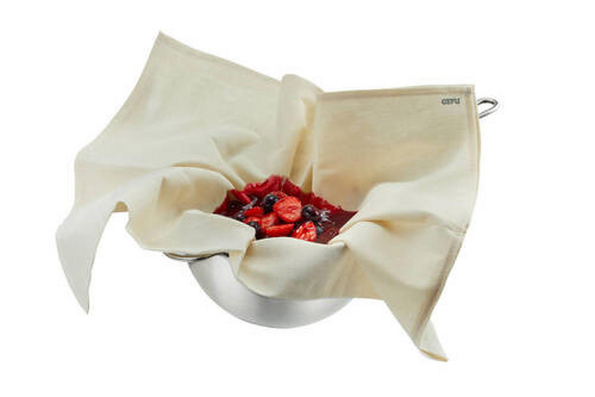 PASSIERTUCH - Weiss, Konventionell, Textil - Gefu