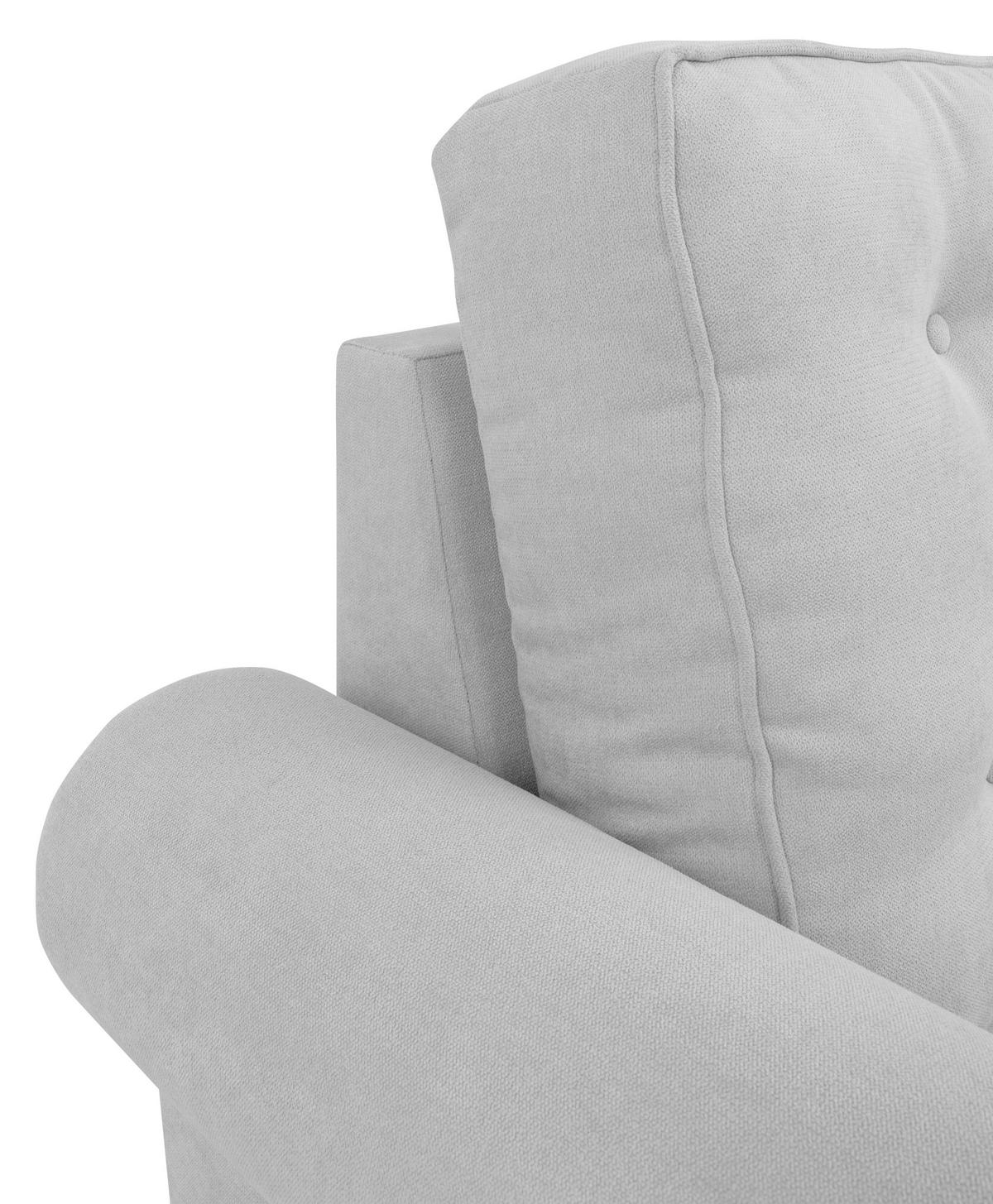 SESSEL in Hellgrau  - Buchefarben/Hellgrau, Design, Holz/Textil (93/89/82cm) - MID.YOU