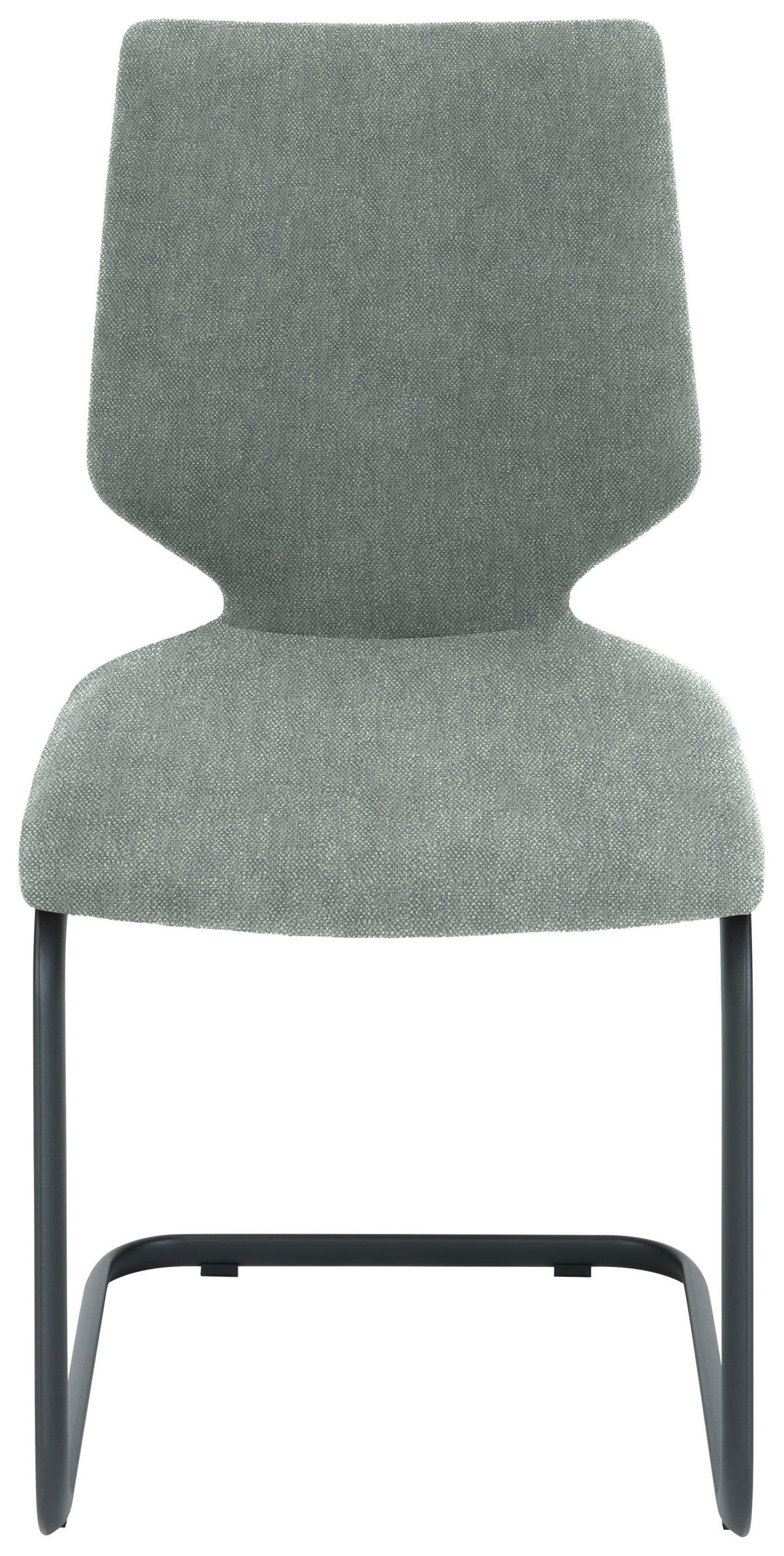 SCHWINGSTUHL Stahl Struktur  - Anthrazit/Hellblau, Design, Textil/Metall (50/91/61cm) - Venjakob