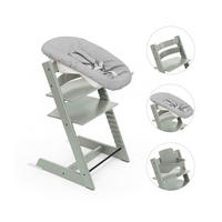 HOCHSTUHL-SET Tripp Trapp Bundles  - Salbeigrün, Basics, Holz (87/65/46cm) - Stokke