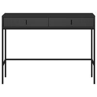 KONSOLENTISCH Maggiore Schwarz  - Schwarz, Design, Holzwerkstoff/Metall (50/104,2/77cm) - Boxxx