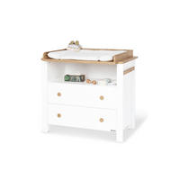 WICKELKOMMODE Lova Weiß  - Weiß, Basics, Holz (102/77/99cm) - Pinolino