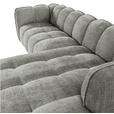ECKSOFA in Chenille Dunkelgrau 272/172 cm - Dunkelgrau/Schwarz, KONVENTIONELL, Kunststoff/Textil (272/172cm) - Carryhome