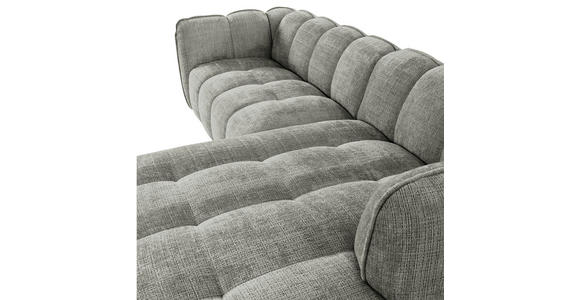 ECKSOFA in Chenille Dunkelgrau 272/172 cm - Dunkelgrau/Schwarz, KONVENTIONELL, Kunststoff/Textil (272/172cm) - Carryhome
