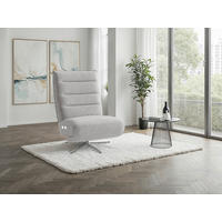 RELAXAČNÉ KRESLO, textil, strieborná - strieborná, Basics, kov/textil (80/109/98cm) - Sit & More