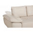 WOHNLANDSCHAFT Echtleder Nierenkissen - Chromfarben/Naturfarben, Design, Leder/Metall (298/262cm) - Musterring