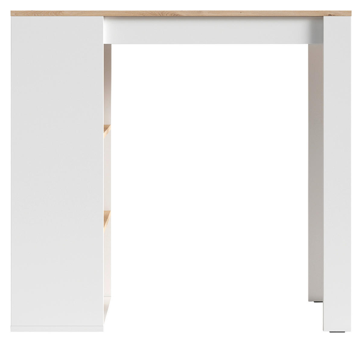 BARTISCH in Holzwerkstoff 110/50/104 cm   - Weiß/Eiche Artisan, MODERN, Holzwerkstoff (110/50/104cm) - MID.YOU