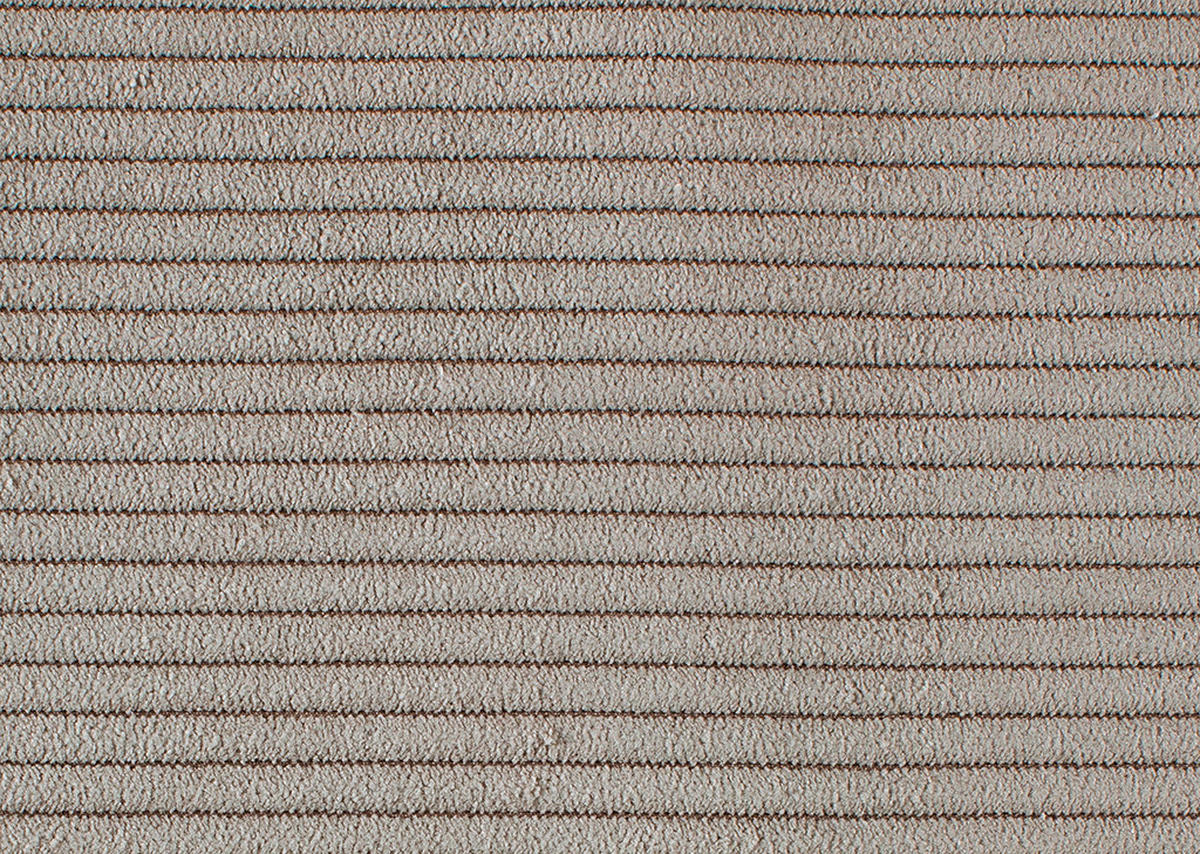 ECKSOFA in Feincord Sandfarben  - Sandfarben/Schwarz, Design, Kunststoff/Textil (224/325cm) - Hom`in
