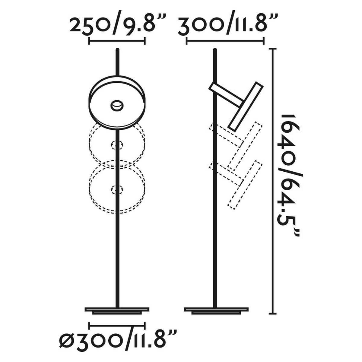 STEHLEUCHTE 30/30/164 cm    - Schwarz, Design, Metall (30/30/164cm)