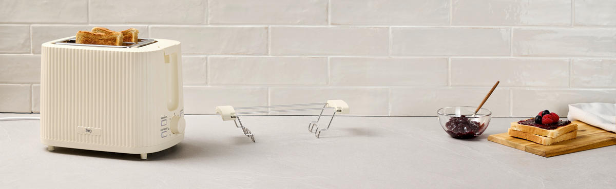 TOASTER  - Creme, Trend, Kunststoff/Metall (26/15,5/18,8cm) - Homeware Profession.