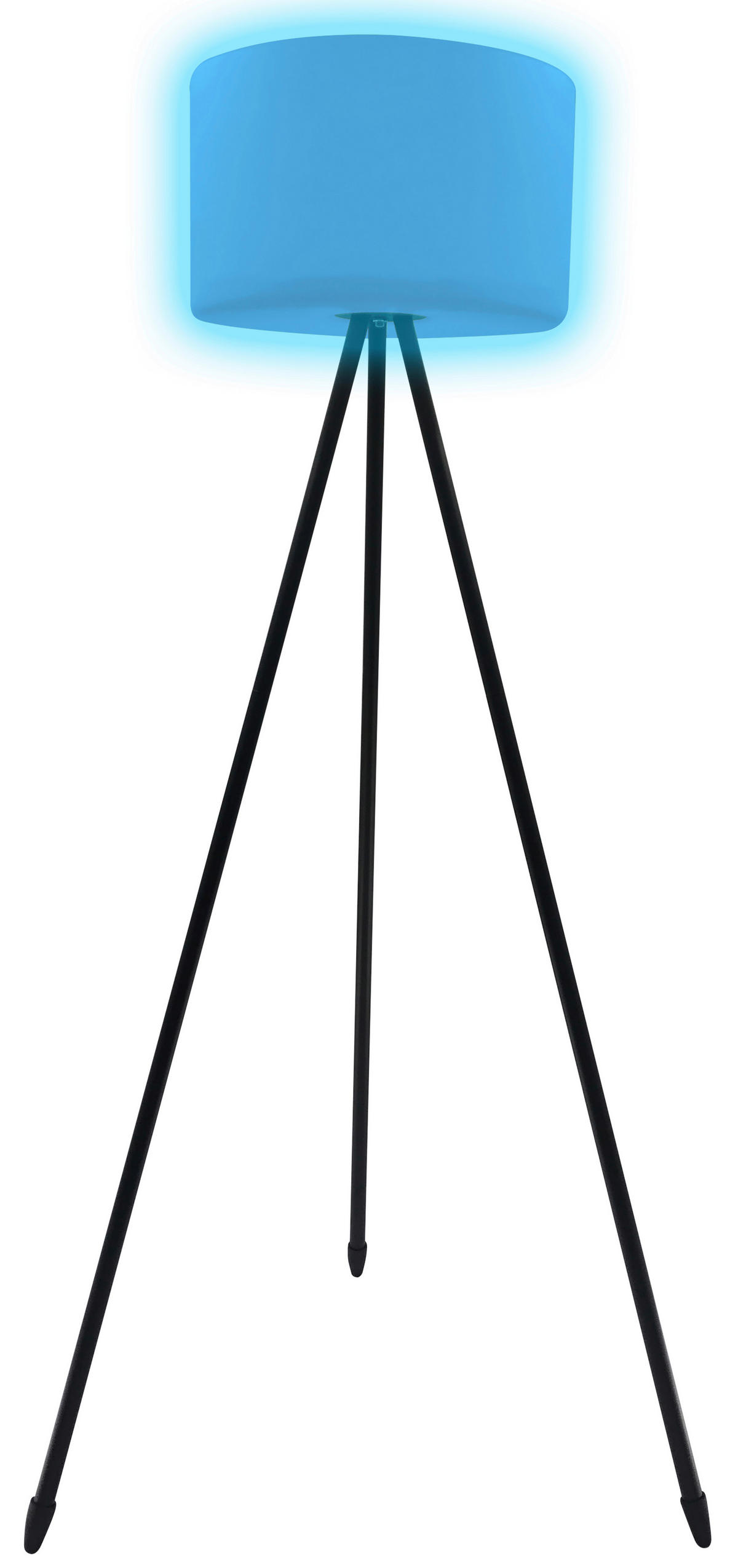 LED-STEHLEUCHTE 40/143 cm    - Schwarz/Weiß, Basics, Kunststoff (40/143cm) - Tint