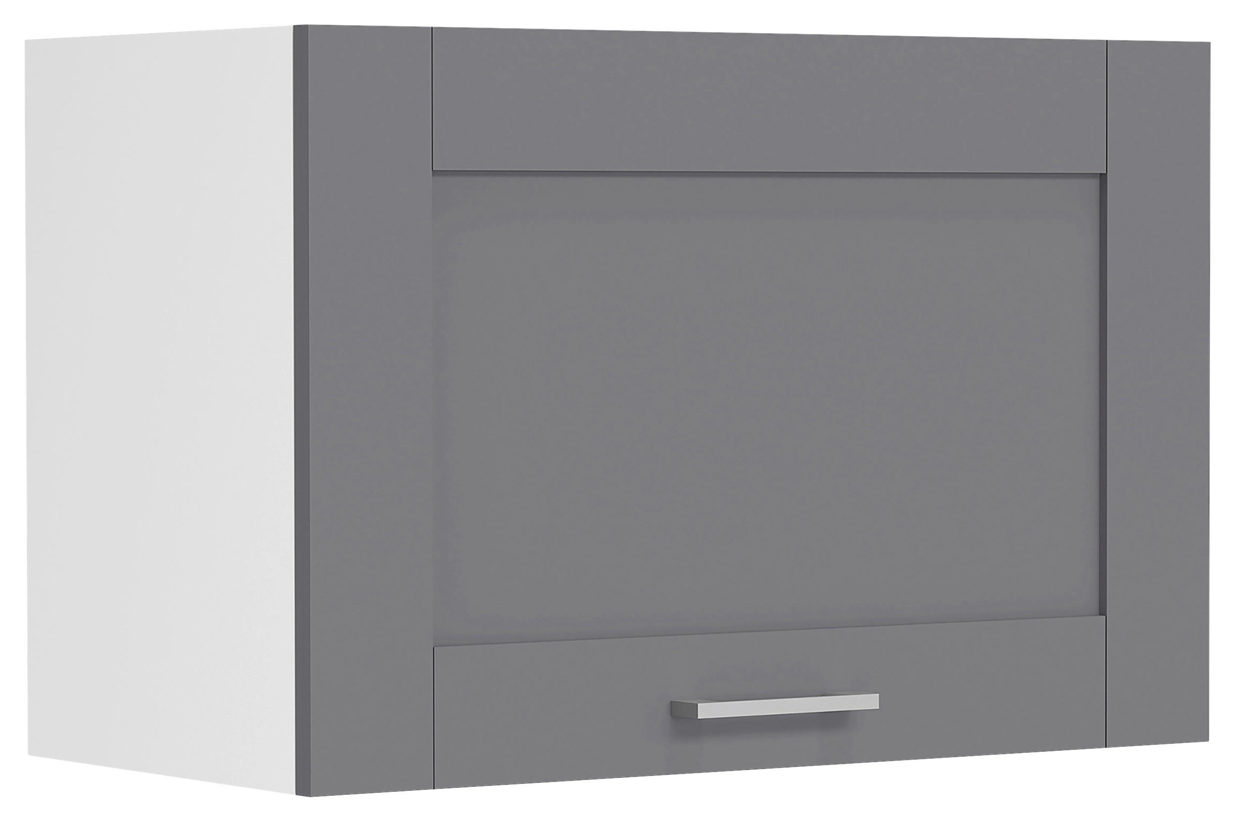 VÄGGSKÅP 60/40/31 cm  i antracit, vit  - vit/silver, Trend, trämaterial/plast (60/40/31cm) - MID.YOU