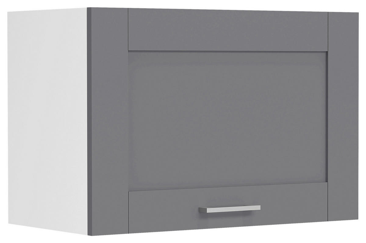 VÄGGSKÅP 60/40/31 cm  i antracit, vit  - vit/silver, Trend, trämaterial/plast (60/40/31cm) - MID.YOU