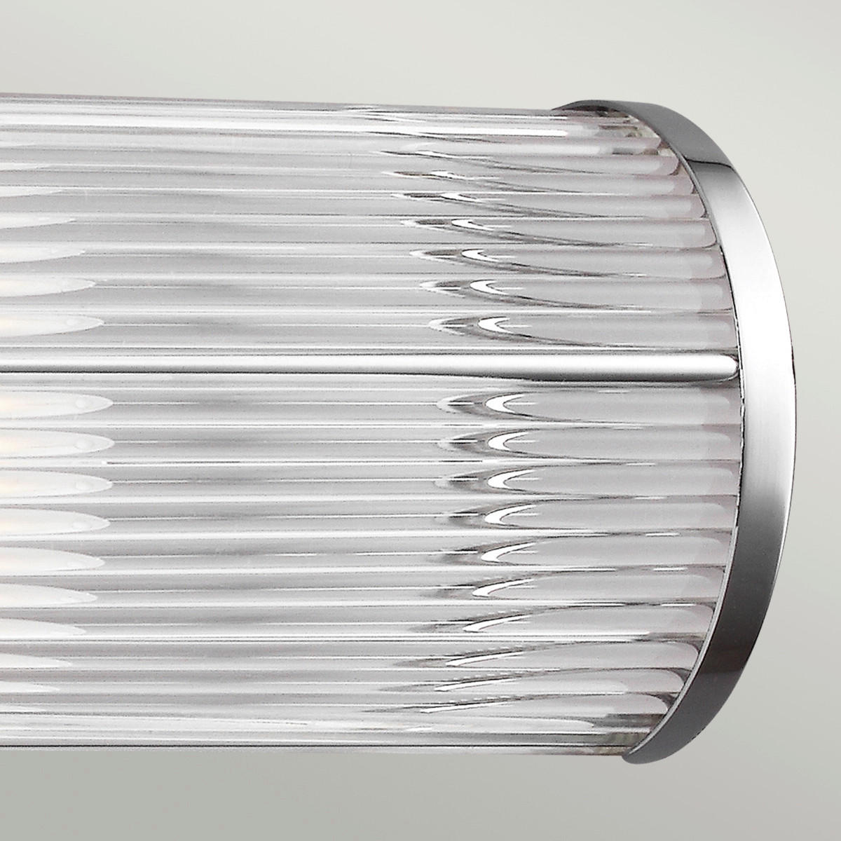 BADEZIMMER-WANDLEUCHTE - Chromfarben, Konventionell, Glas/Metall (12.1/58.4/13.3cm) - Elstead Lighting