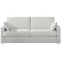 KANAPÉÁGY textil natúr színű  - krómszínű/natúr színű, Konventionell, textil/fém (208/86/97cm) - Novel