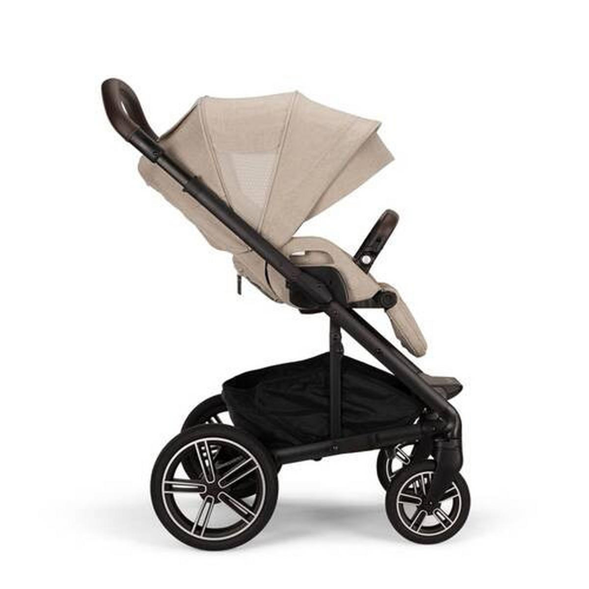 KINDERWAGENSET  MIXX NEXT  BISCOTTI  - Beige/Schwarz, Basics, Kunststoff/Textil (60/110/82cm) - Nuna