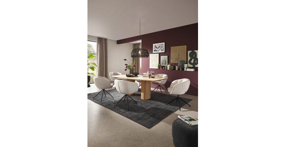 ESSTISCH      - Eiche Bianco, Design, Holz (220/110/76cm) - Dieter Knoll