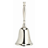 DEKOGLOCKE - Silberfarben, Basics, Metall (9,0/21,0/9,0cm) - X-Mas