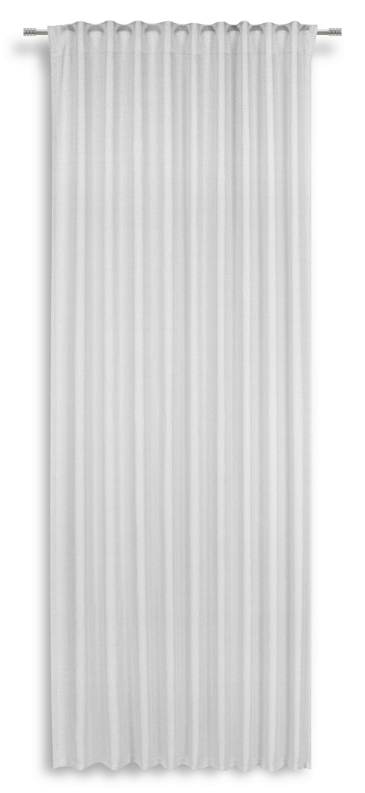 Vorhang Mit Band Felicia 140x245 Cm Silberfarben