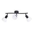 STRAHLER 9,6/38/13 cm   - Klar/Schwarz, Basics, Glas/Metall (9,6/38/13cm) - Novel