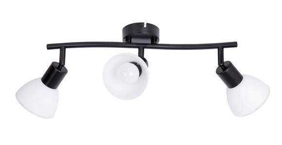 STRAHLER 9,6/38/13 cm   - Klar/Schwarz, Basics, Glas/Metall (9,6/38/13cm) - Novel