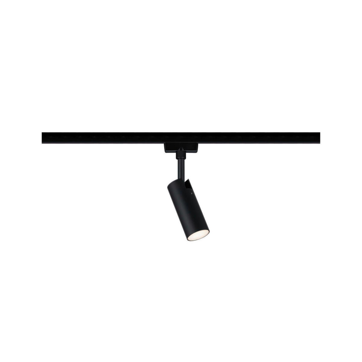 SCHIENENSYSTEM-STRAHLER Urail 4,2/18,6/10,5 cm   - Schwarz, Design, Kunststoff/Metall (4,2/18,6/10,5cm) - Paulmann