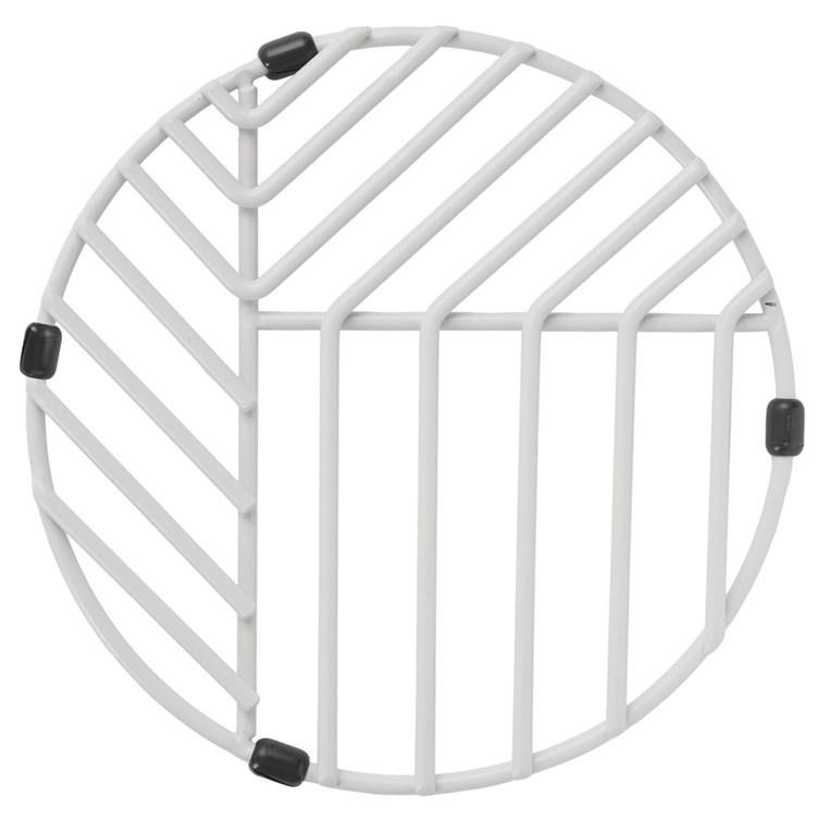 GRYTUNDERLÄGG  19 cm - grå, Basics, metall/plast (19cm)