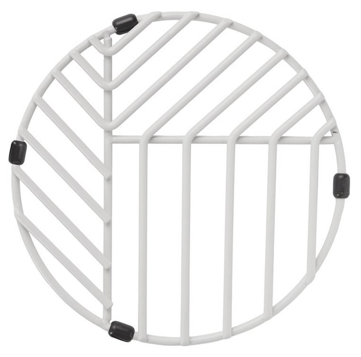 GRYTUNDERLÄGG  19 cm - grå, Basics, metall/plast (19cm)
