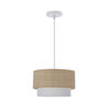 PENDELLAMPA Ritana 25/25/115 cm  - vit/beige, Natur, metall/plast (25/25/115cm)
