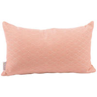 OUTDOOR-KISSEN Raute  - Koralle, Basics, Textil (35/55cm) - Stern
