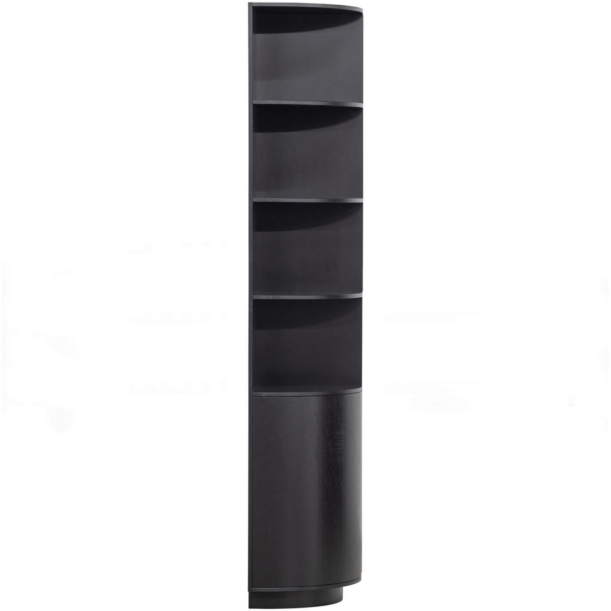 MEHRZWECKSCHRANK 78/210/40 cm  in Schwarz  - Schwarz, Design, Holz (78/210/40cm) - Livetastic