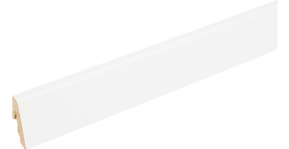 SOCKELLEISTE Weiß  - Weiß, Basics, Holz/Holzwerkstoff (1,9/5,8/240cm) - Homeware