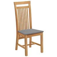 STUHL Grau, Laugenfarbig Kiefer massiv  - Laugenfarbig/Grau, ROMANTIK / LANDHAUS, Holz (46/103/48cm) - Boxxx