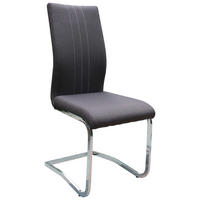 STOLIČKA, 43/100/59 cm - biela/chrómová, Design, kov/textil (43/100/59cm) - Xora