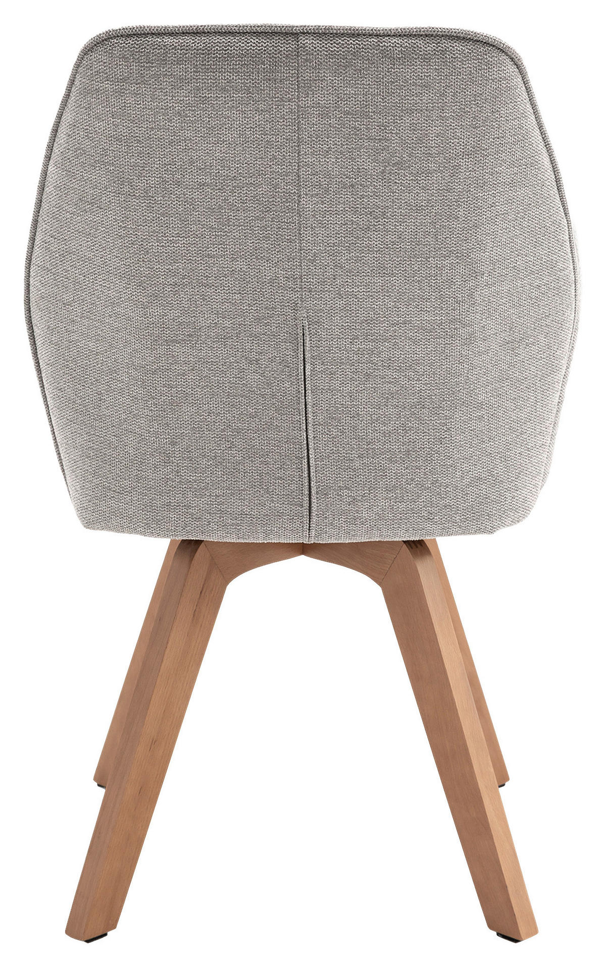 STUHL-SET - Buchefarben/Hellgrau, MODERN, Holz/Textil (57/89/61cm) - MID.YOU
