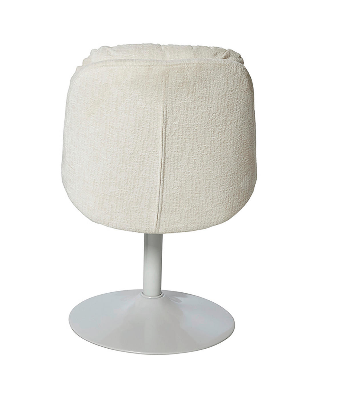 STUHL-SET 2 Stück  in Eisen Bouclé  - Weiß, MODERN, Holz/Textil (50,5/80/62cm) - MID.YOU