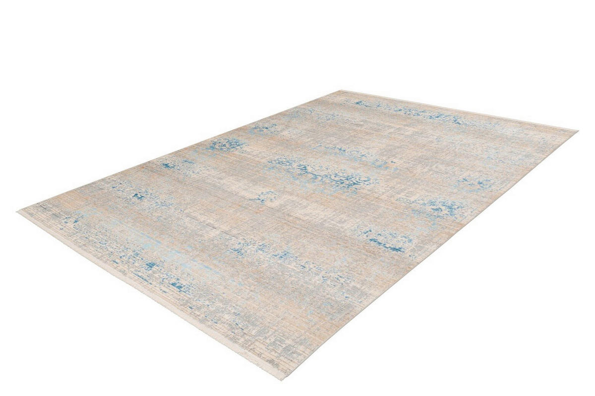 FLACHWEBETEPPICH 120/170 cm Baroque  - Türkis/Grau, Basics, Textil (120/170cm) - Novel
