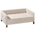SCHLAFSOFA Cord Beige  - Beige/Schwarz, Design, Textil/Metall (170/88/110cm) - Novel